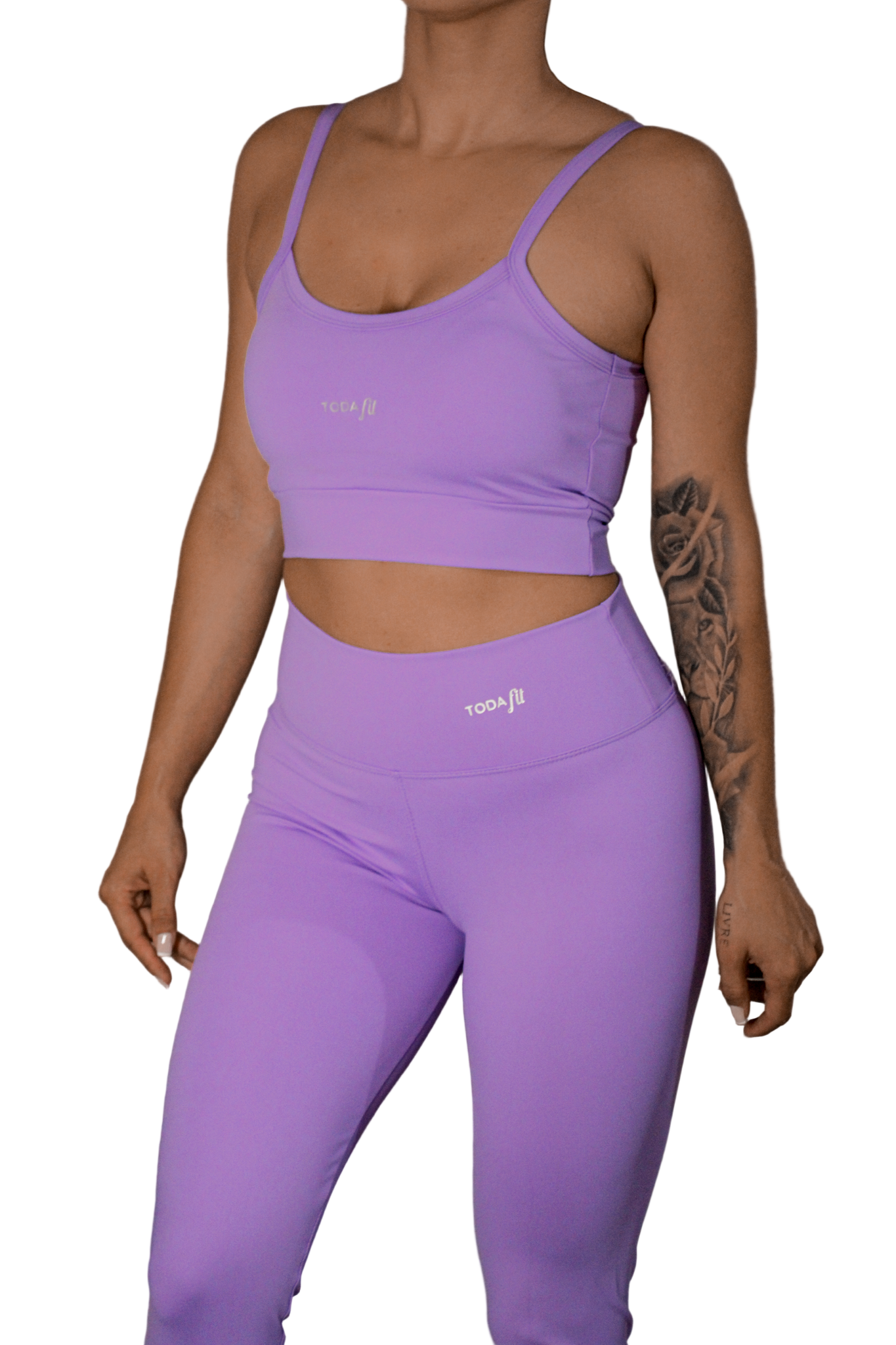 CONJUNTO LILÁS- TOP SLIM + CALÇA