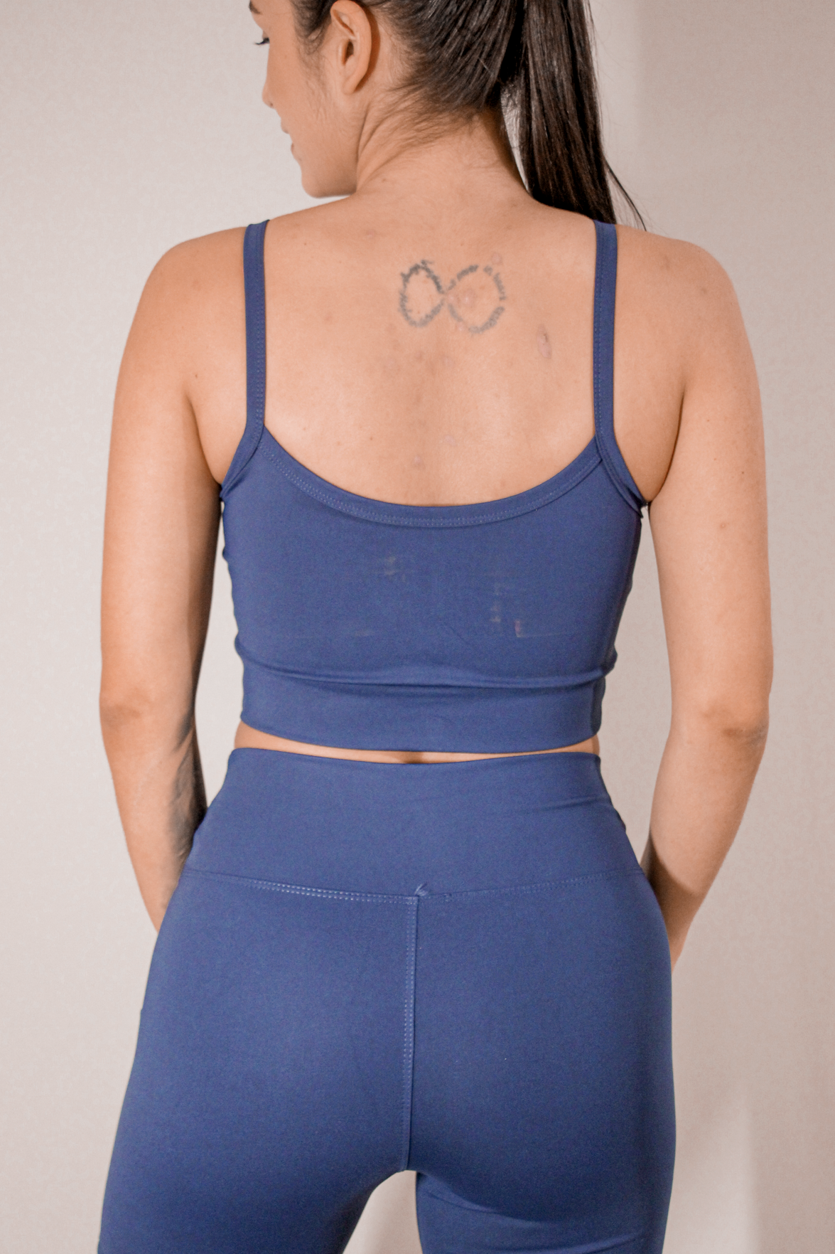 CONJUNTO AZUL MARINHO - TOP SLIM + CALÇA