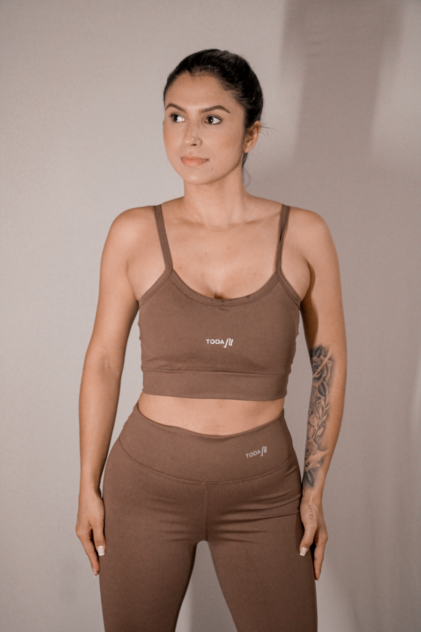 CONJUNTO CHOCOLATE - TOP SLIM + CALÇA