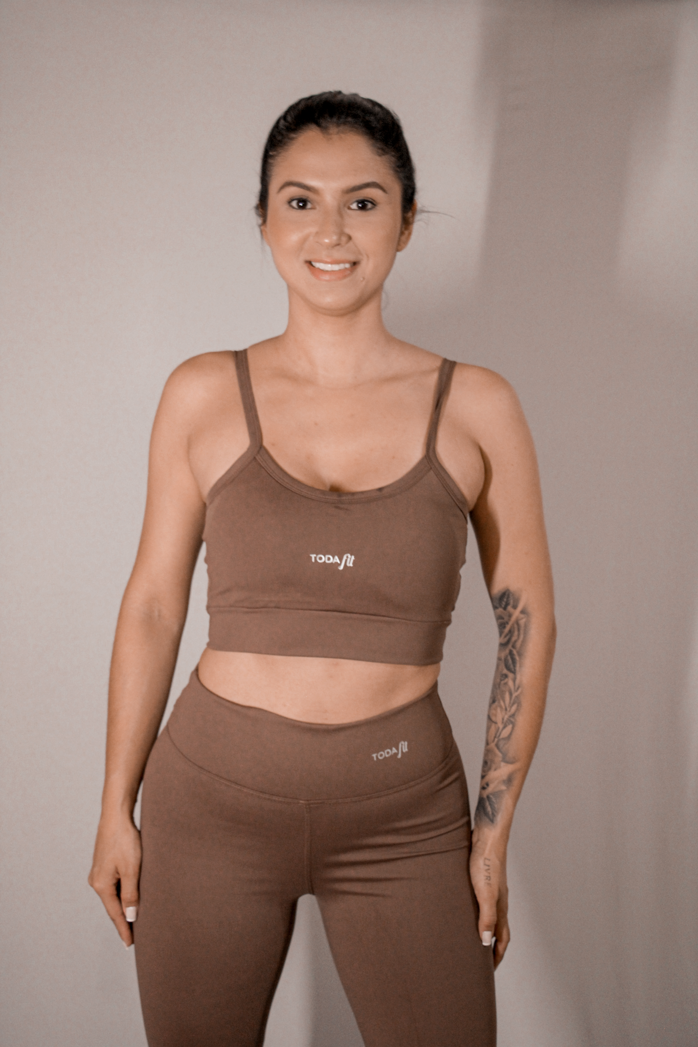 CONJUNTO CHOCOLATE - TOP SLIM + CALÇA