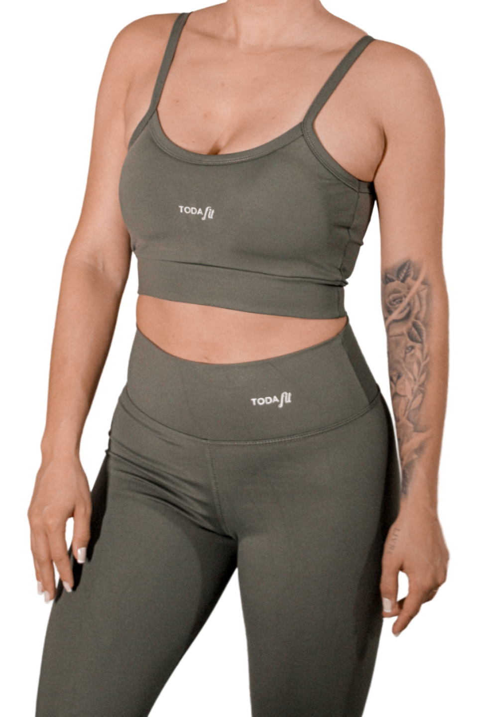 CONJUNTO VERDE - TOP SLIM + CALÇA